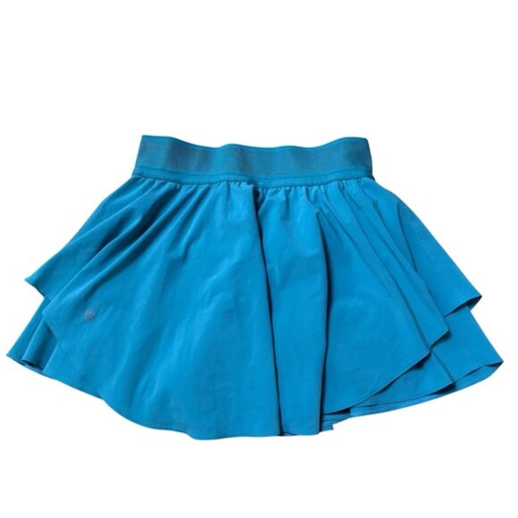 Lululemon Court Rival High Rise Skirt Tidal Teal Size 4 - Picture 2 of 5